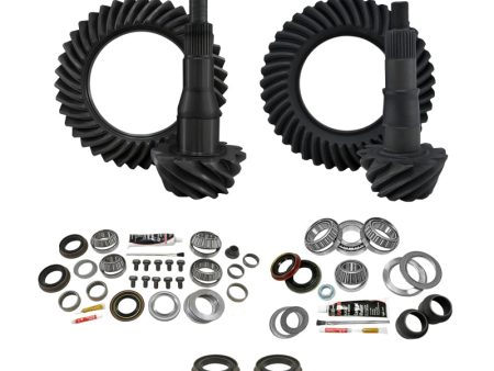 Yukon Gear & Install Kit F&R Package For Ford 9.75in. 00-10 Ford F-150 in 4.56 Ratio For Cheap