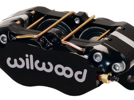 Wilwood Caliper-Dynapro Dust-Boot 5.25in Mount - Blk 1.75in Pistons .81in Disc Online Sale