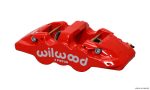 Wilwood Caliper-Aero4-L H - Red 1.62 1.38in Pistons 1.25in Disc Sale