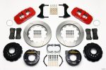 Wilwood AERO4 Rear P-Brake Kit 14.00in Red Big Ford New Style 2.50in Offset Online