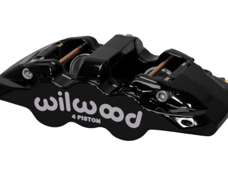 Wilwood Caliper-Aero4-L H - Black 1.88 1.62in Pistons 1.25in Disc Online