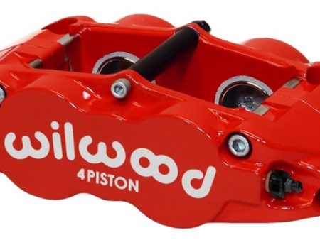 Wilwood Caliper-Narrow Superlite 4R - Red 1.12 1.12in Pistons 0.81in Disc Cheap