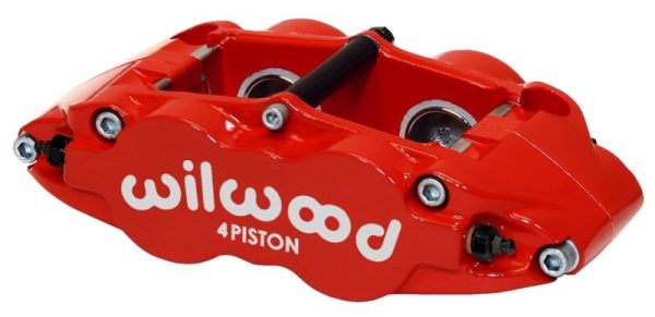 Wilwood Caliper-Narrow Superlite 4R - Red 1.12 1.12in Pistons 0.81in Disc Cheap