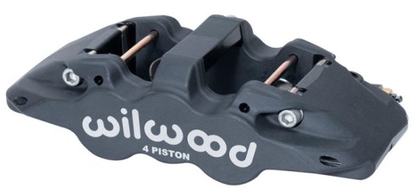 Wilwood Caliper-Aero4-L H - Black Anodize 1.88 1.62in Pistons 1.25in Disc For Discount