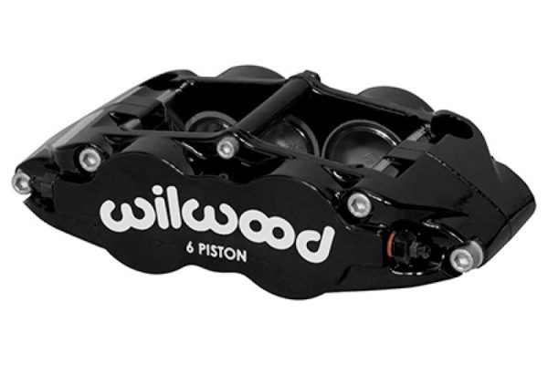 Wilwood Caliper Forged Narrow Superlite R H FNSL6R-DS Dust Seal 1.62 1.12 1.10in Rotor Width - Black on Sale