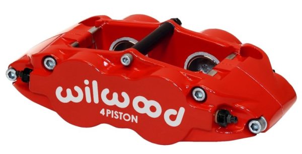 Wilwood Caliper-Narrow Superlite 4R - Red 1.12 1.12in Pistons 1.10in Disc For Cheap