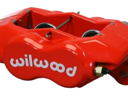 Wilwood Caliper-Forged DynaliteI-Red 1.12in Pistons .81in Disc For Discount