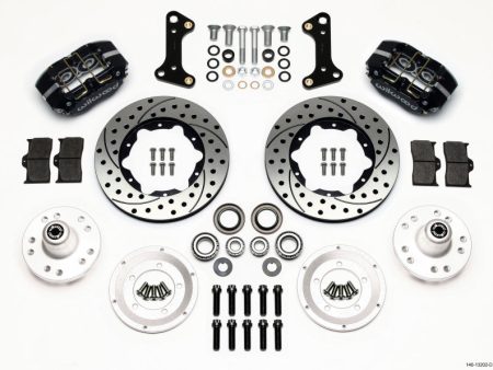 Wilwood Dynapro Dust-Boot Front Kit 11.00in Drilled 67-69 Camaro 64-72 Nova Chevelle Discount