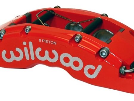 Wilwood Caliper-TC6R-Red 1.88 1.62 1.62in Pistons 1.38in Disc Supply