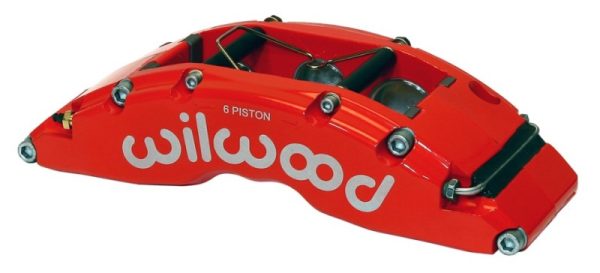 Wilwood Caliper-TC6R-Red 1.88 1.62 1.62in Pistons 1.38in Disc Supply