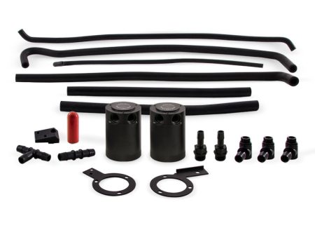 Mishimoto 08-14 Subaru STI Baffled Oil Catch Can Kit - Black on Sale