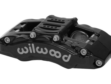 Wilwood Caliper - AT6 Lug Mount Black 1.75in 1.38in 1.38in Piston .75in Rotor - Left Side For Cheap