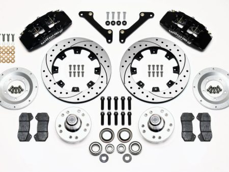 Wilwood Dynapro 6 Front Hub Kit 12.19in Drilled 79-81 Camaro Discount