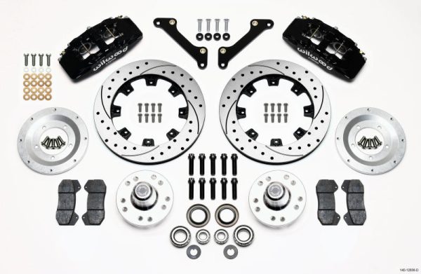 Wilwood Dynapro 6 Front Hub Kit 12.19in Drilled 79-81 Camaro Discount