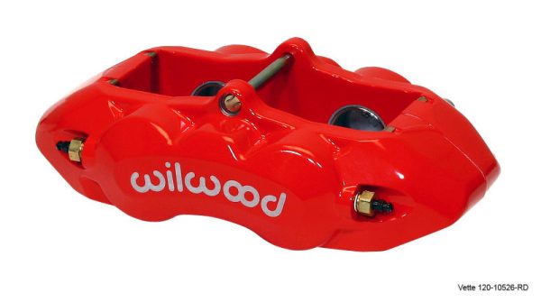 Wilwood Caliper-D8-4 Rear Red 1.38in Pistons 1.25in Disc on Sale