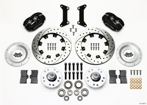 Wilwood Forged Dynalite Front Kit 12.19in Drilled 79-87 GM G Body For Sale