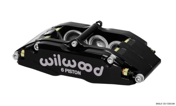 Wilwood Caliper-BNSL6-RH-Black 1.62 1.12 1.12in Pistons 1.10in Disc Online Sale