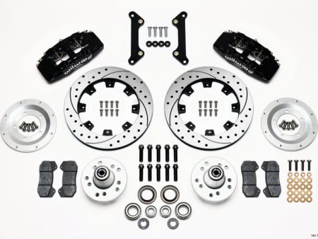 Wilwood Dynapro 6 Front Hub Kit 12.19in Drilled 70-78 Camaro Online