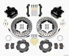 Wilwood Combination Parking Brake Rear Kit 11.00in Drilled 2012 Fiat 500 w  Lines Online now