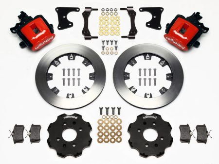 Wilwood Combination Parking Brake Rear Kit 12.19in Red Civic   Integra Drum 2.71 Hub Offset Fashion