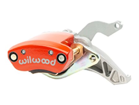 Wilwood Caliper - MC4 Mechanical Right Hand - Red 1.19in Piston 1.10in Rotor - Red For Discount