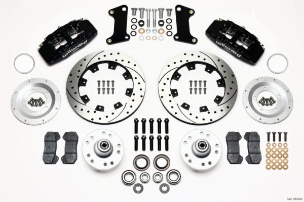 Wilwood Dynapro 6 Front Hub Kit 12.19in Drilled 67-69 Camaro (*Line Kit Needed*) on Sale