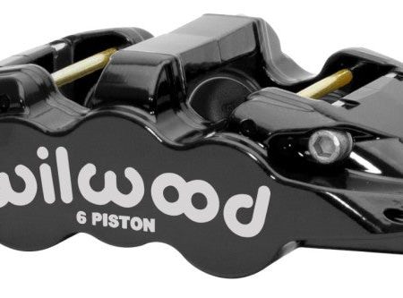 Wilwood Caliper - Aero6-DS Forged Six-Piston Caliper - 6.52in Piston 1.25in Rotor - Black Hot on Sale