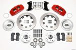 Wilwood Dynapro 6 Front Hub Kit 12.19in Drilled Red 67-69 Camaro (*Line Kit Needed*) Discount