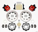 Wilwood Combination Parking Brake Rear Kit 12.19in Red 2006-Up Civic   CRZ For Cheap